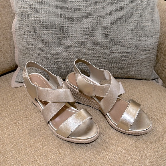 Vionic Shoes - Vionic wedges. Color is gold.  Size 8